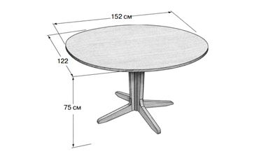 Рассчитать количество опор для стола
